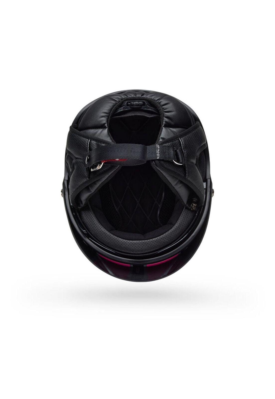 Casco Moto Calle Pit Boss Negro/Rosado Matte Bell-4