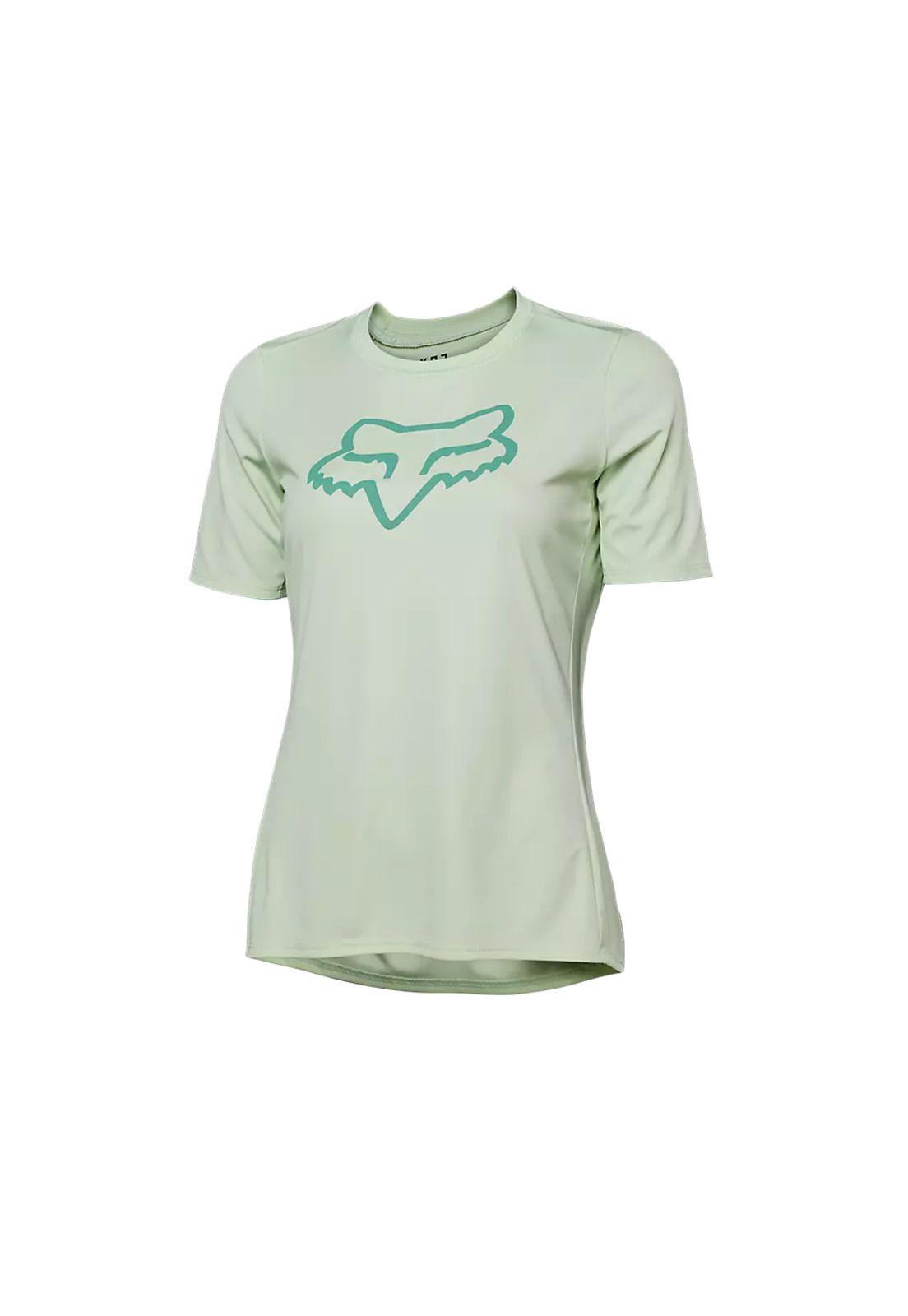 Polera Bicicleta Mujer Verde Fox-1