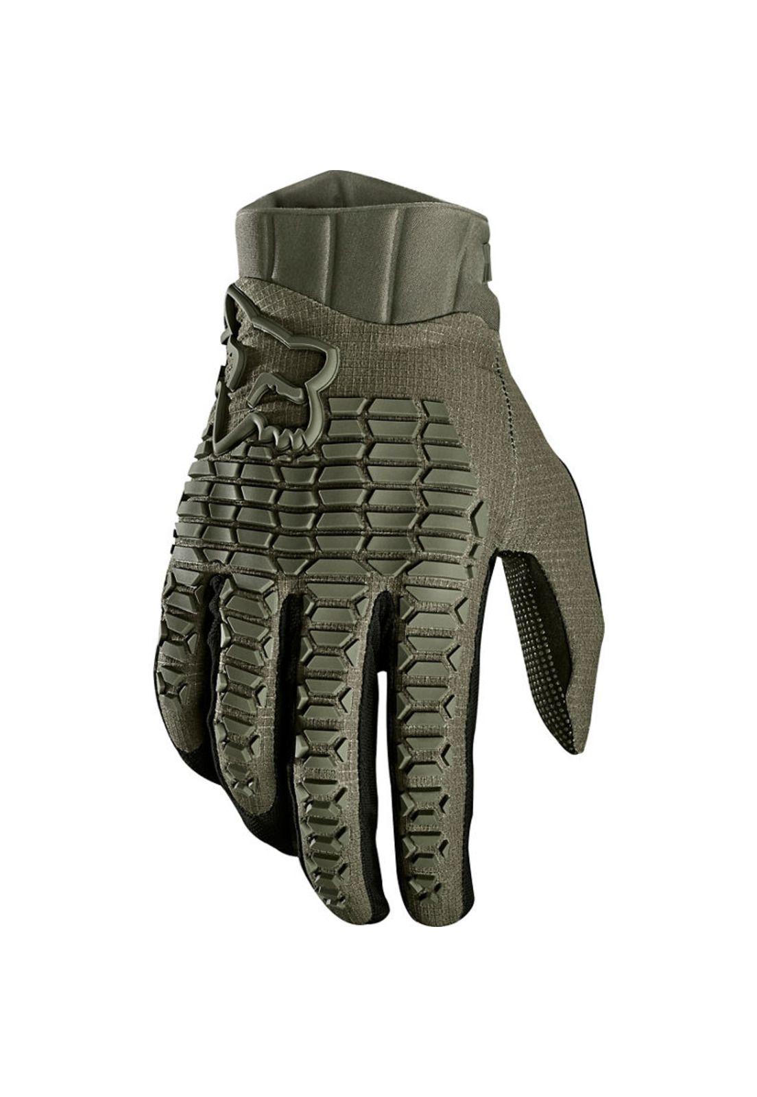 Guantes Bicicleta Defend Verde Fox-0