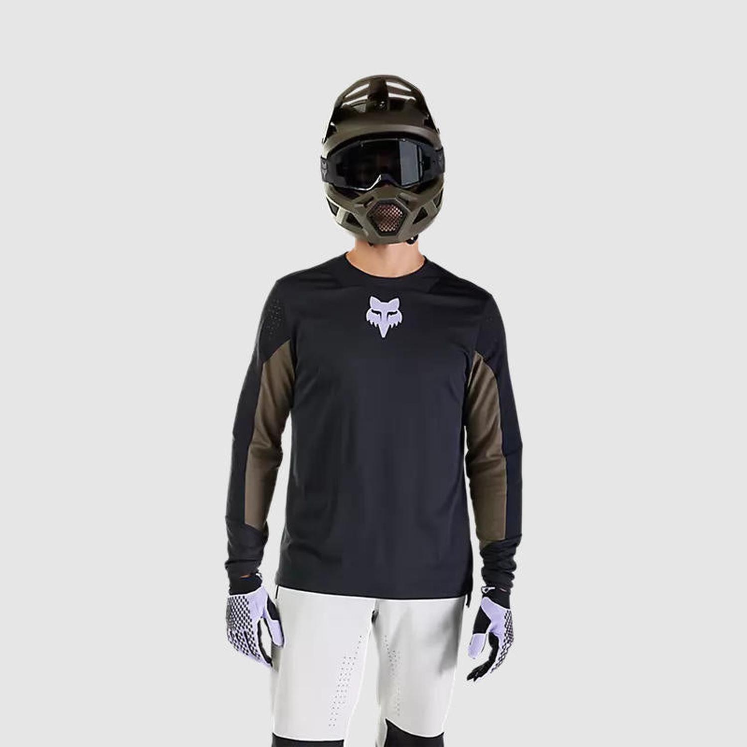 Polera Bicicleta Defend Park Negro Fox-2