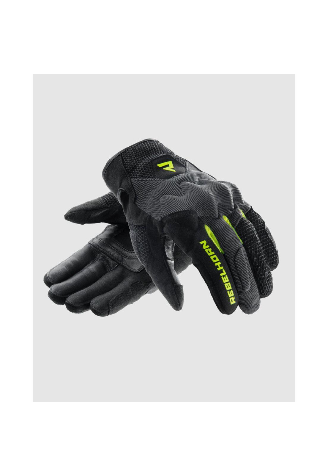 Guantes Moto Calle Core Negro RebelHorn-0