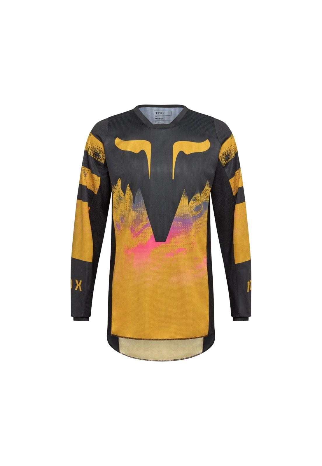 Polera Moto 180 Kairos Amarillo Fox-0