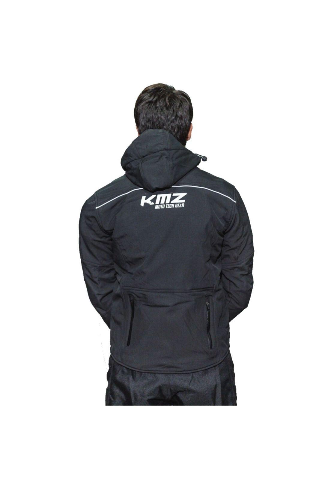 Chaqueta Moto Calle Granizo Negro/Gris KMZ-1
