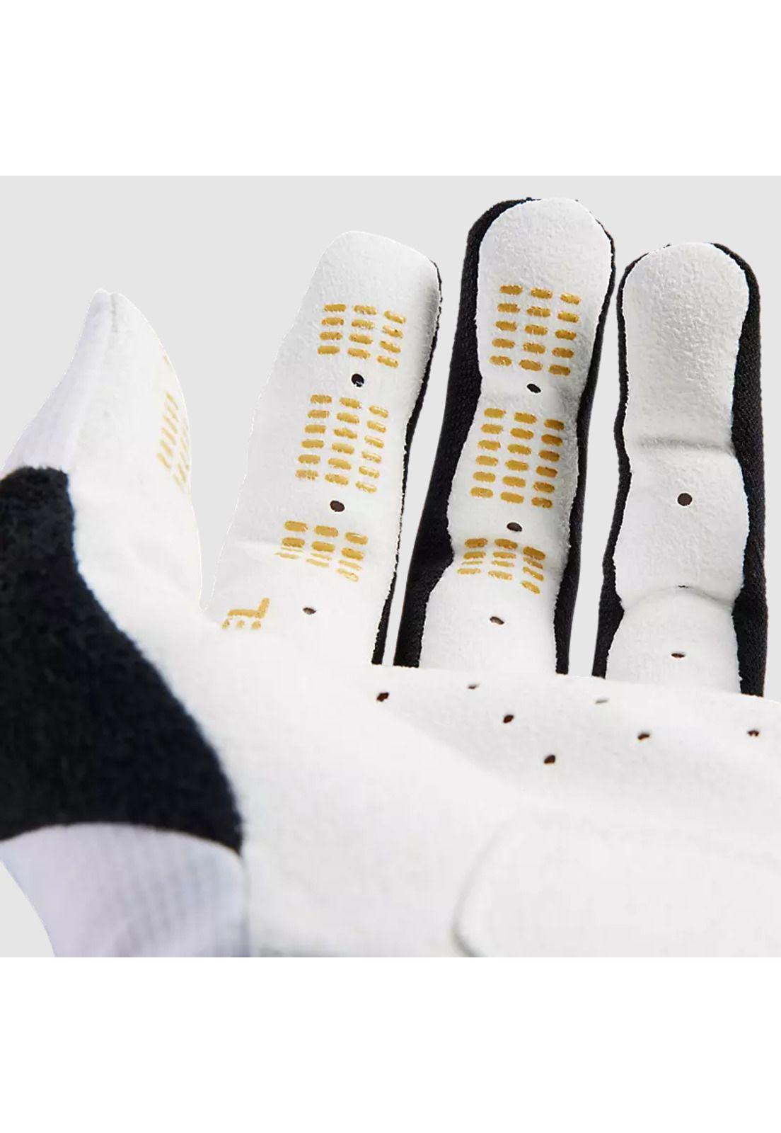 Guantes Bicicleta Defend Race Blanco Fox-2