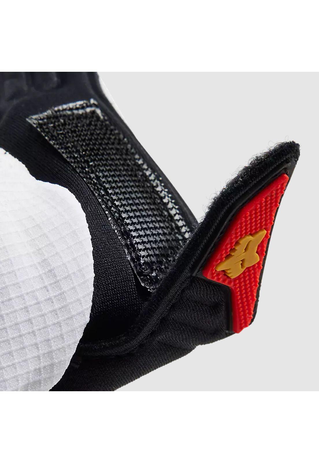 Guantes Bicicleta Defend Race Blanco Fox-4