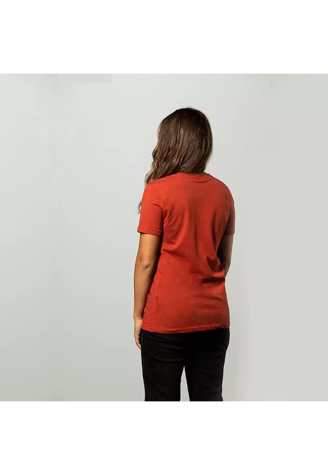 Polera Lifestyle Mujer Bracer Rojo Fox-2