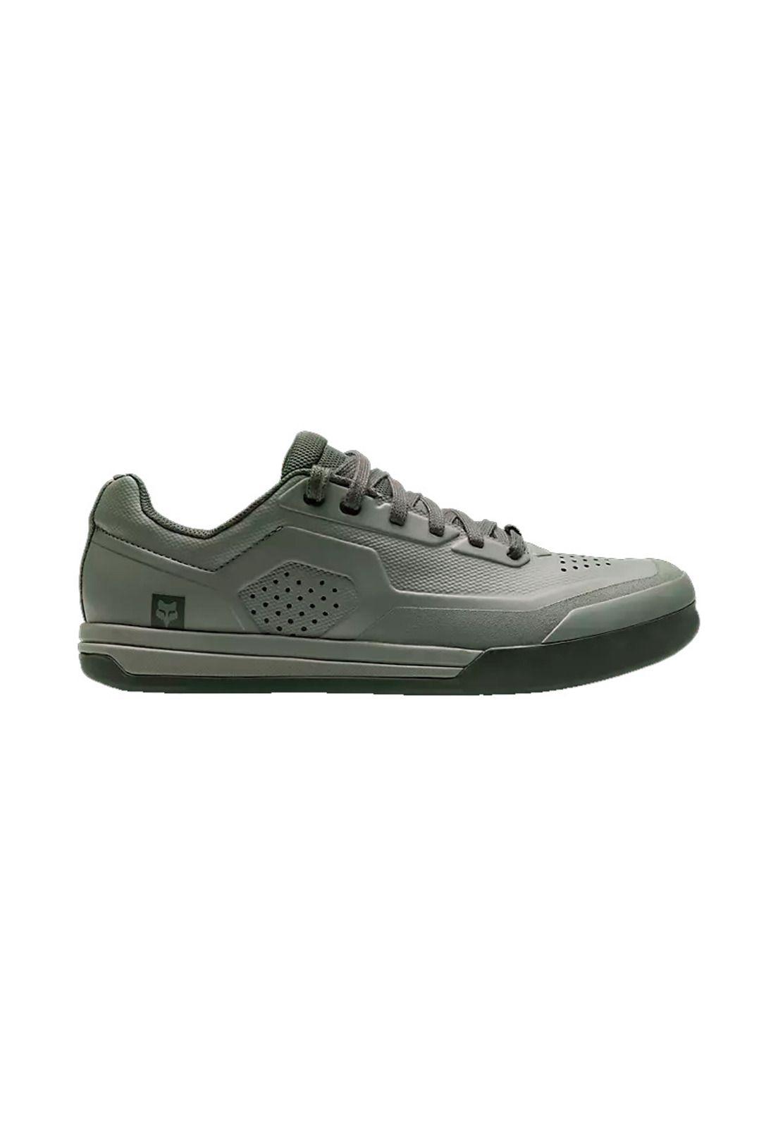 Zapatillas Bicicleta Union Flat Verde Oliva Fox-0