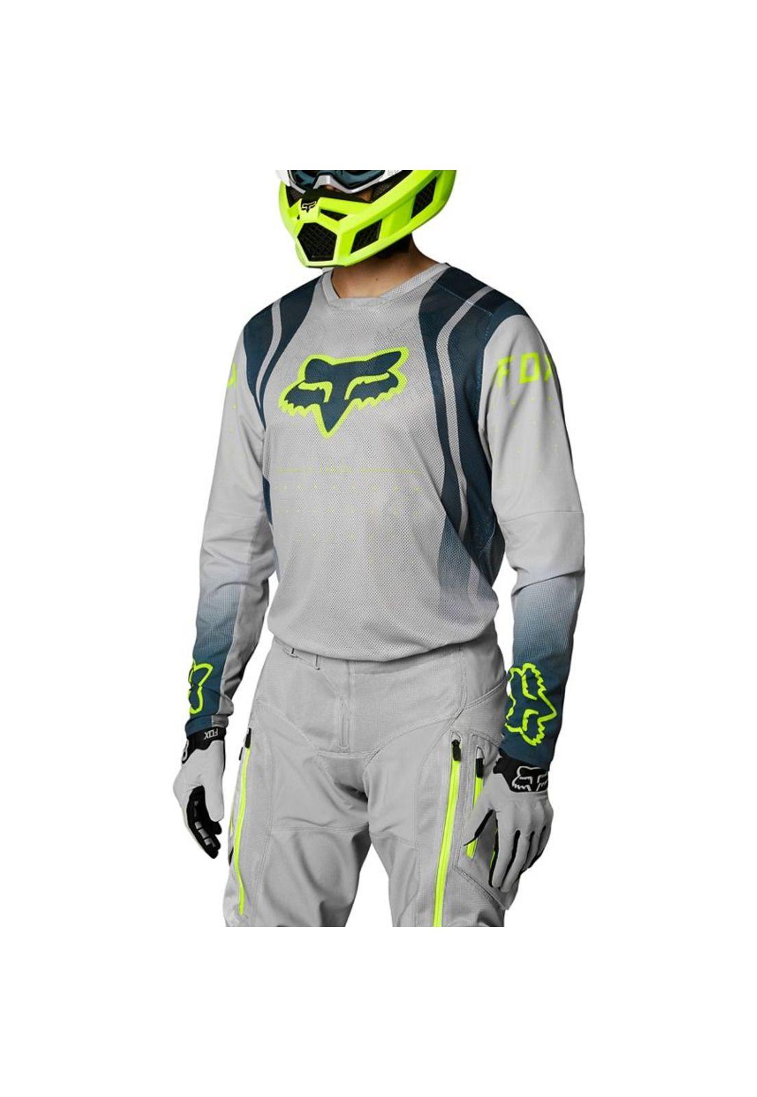 Polera Moto Legion Air Kovent Gris Fox-0