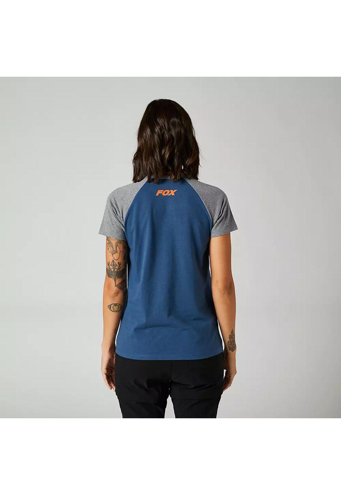 Polera Lifestyle Karrera Raglan Azul Fox-2
