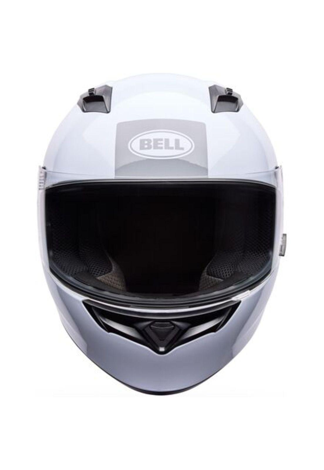 Casco Moto Calle Qualifier Blanco Bell-1