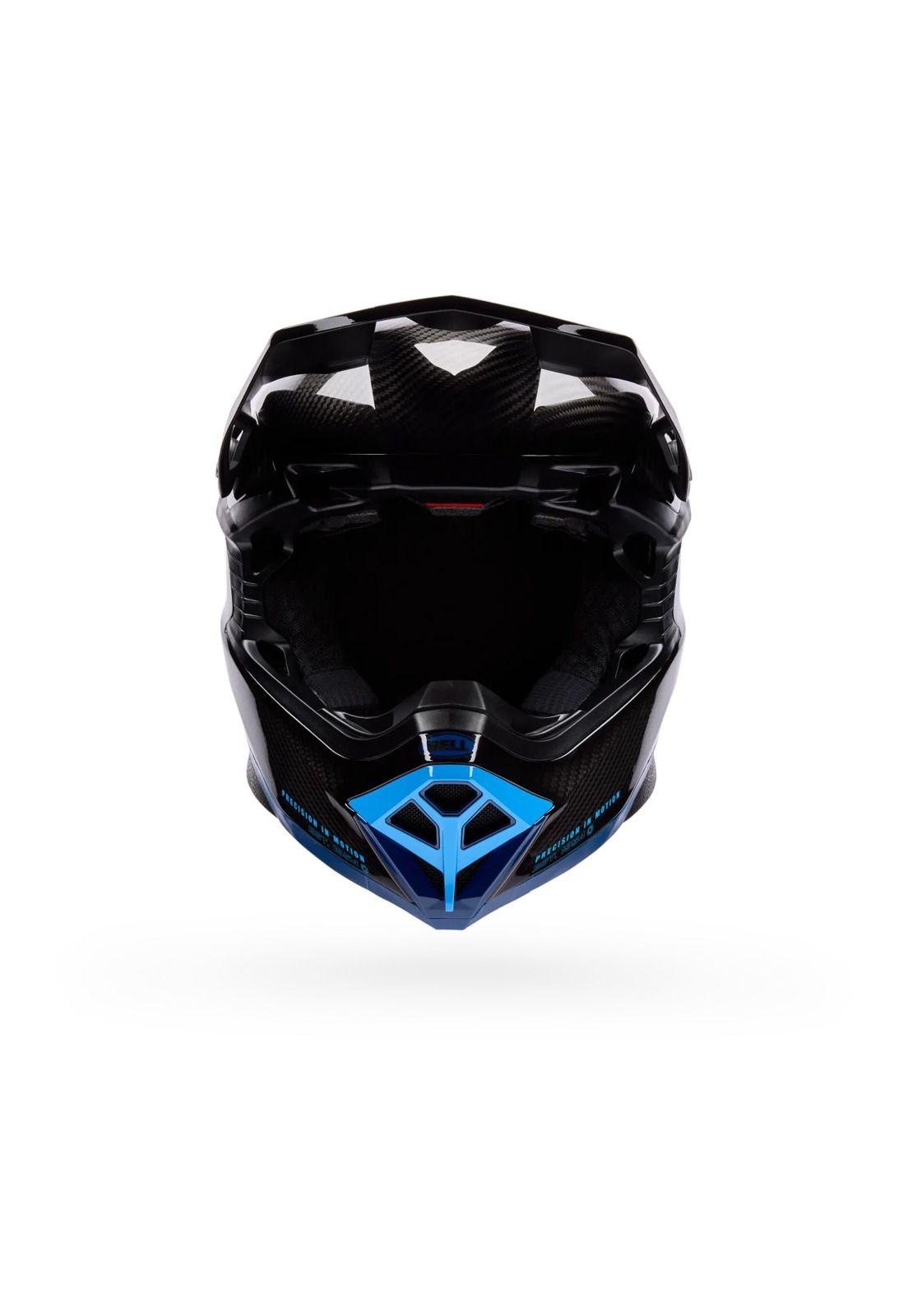 Casco Moto Moto-10 Spherical Strike Azul/Negro Bell-2