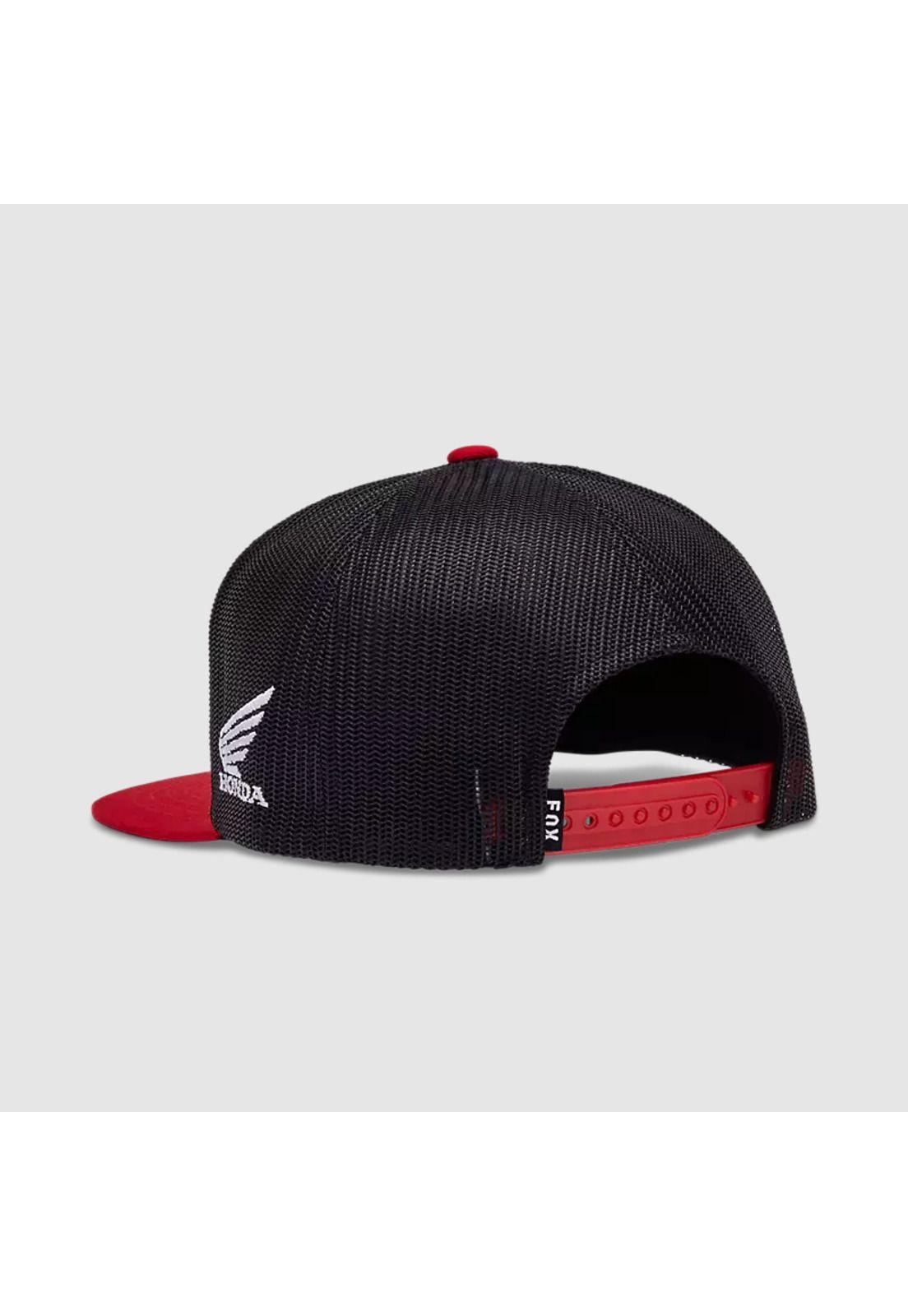 Gorro Jockey Lifestyle Fox X Honda Snapback Rojo Fox-1