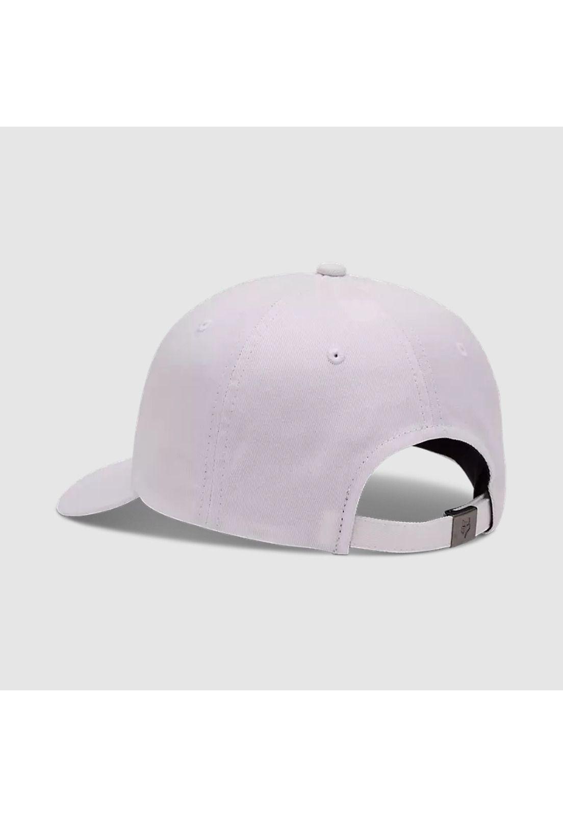 Gorro Jockey Lifestyle Mujer Wordmark Ajustable Blanco Fox-2