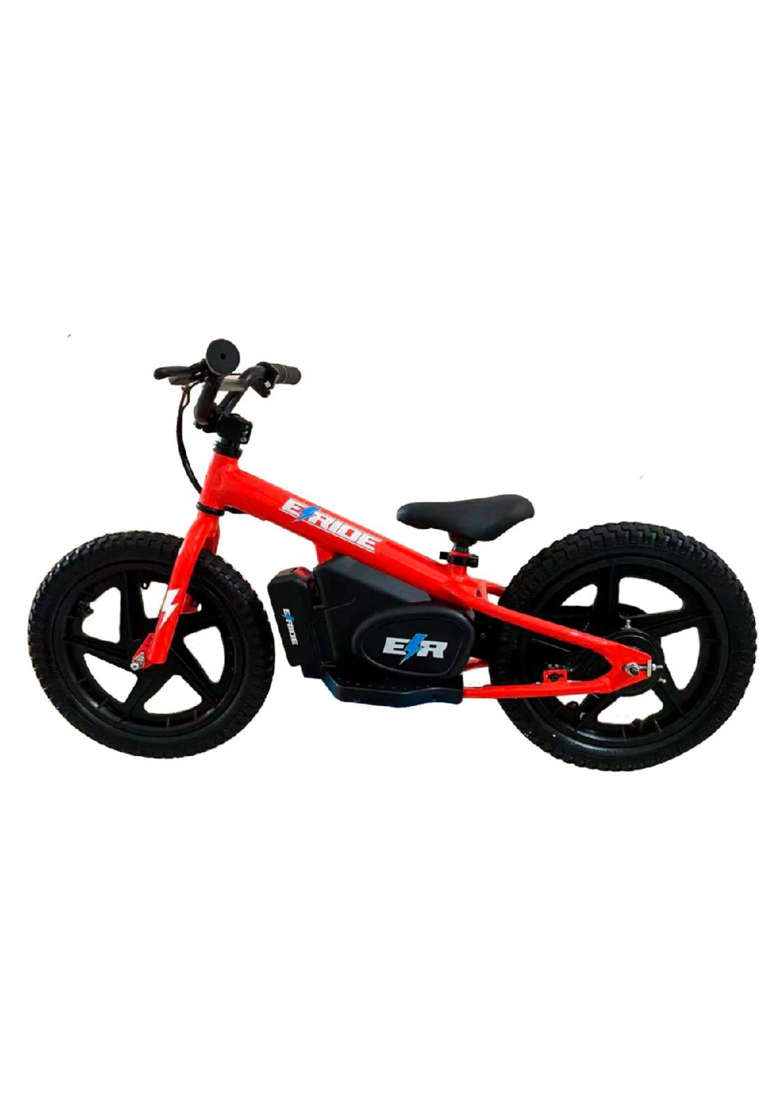 Moto Electrica Niño Aro 16 Rojo E-Ride-0