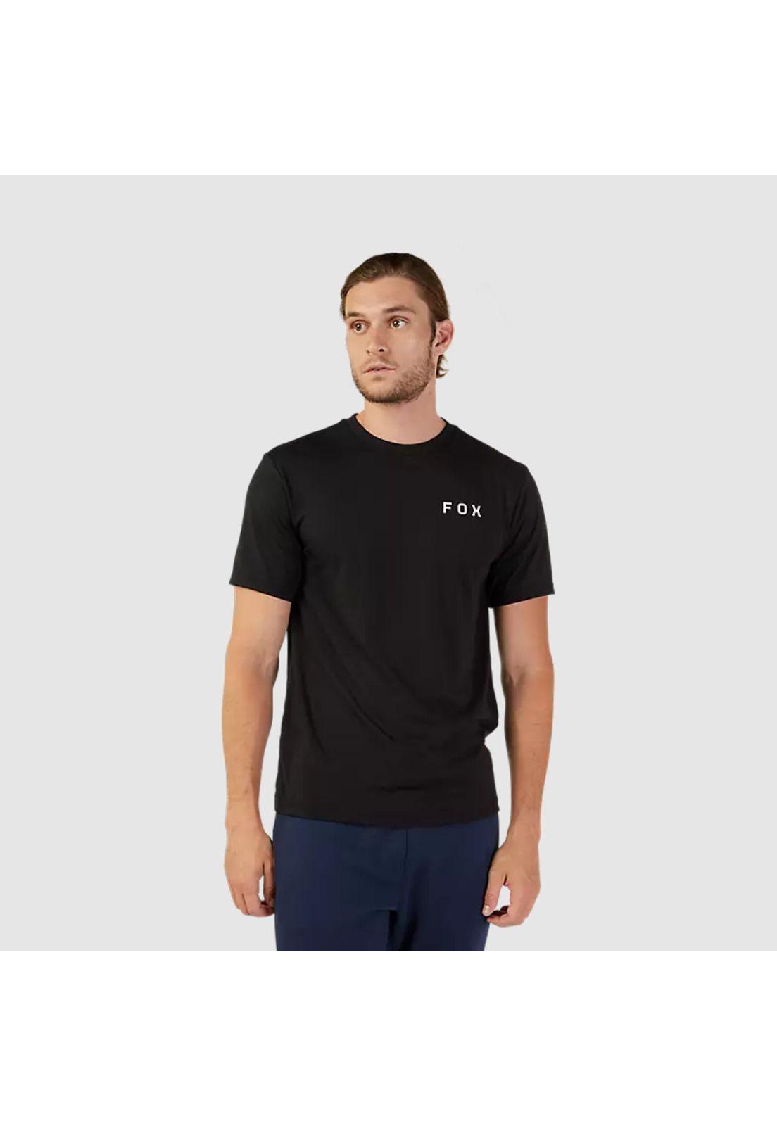 Polera Lifestyle Dynamic Negro Fox-0