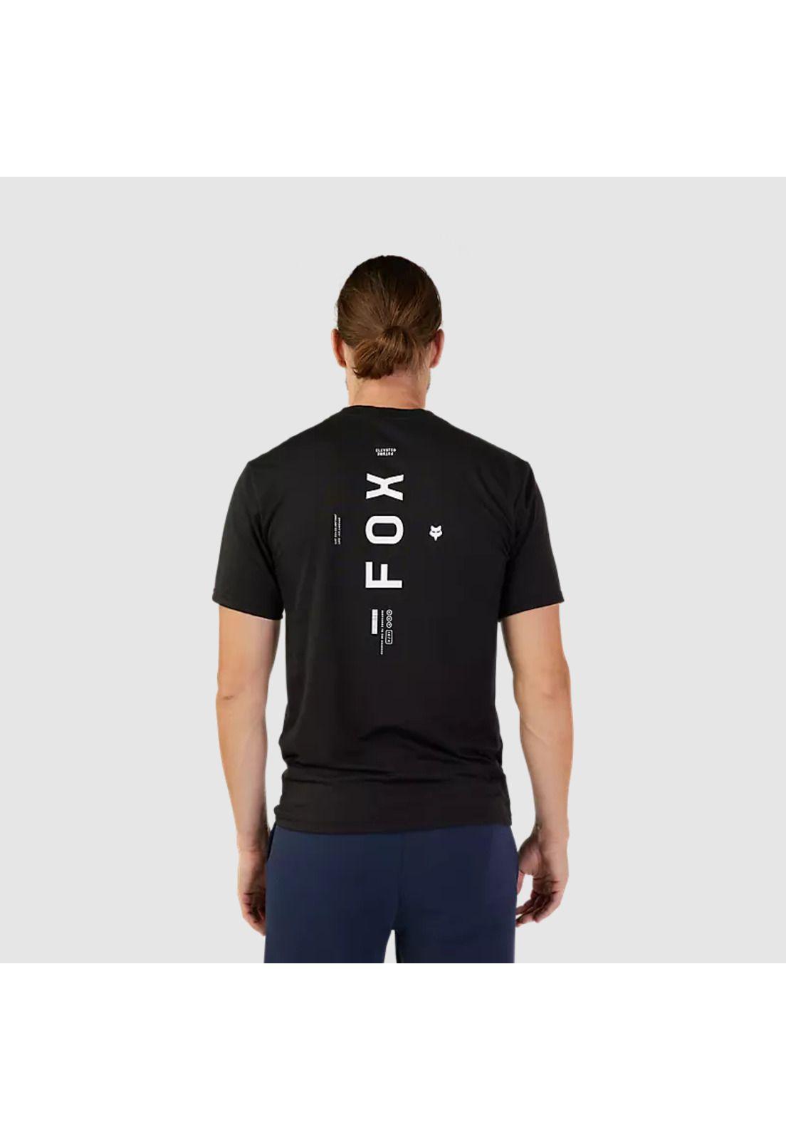 Polera Lifestyle Dynamic Negro Fox-1