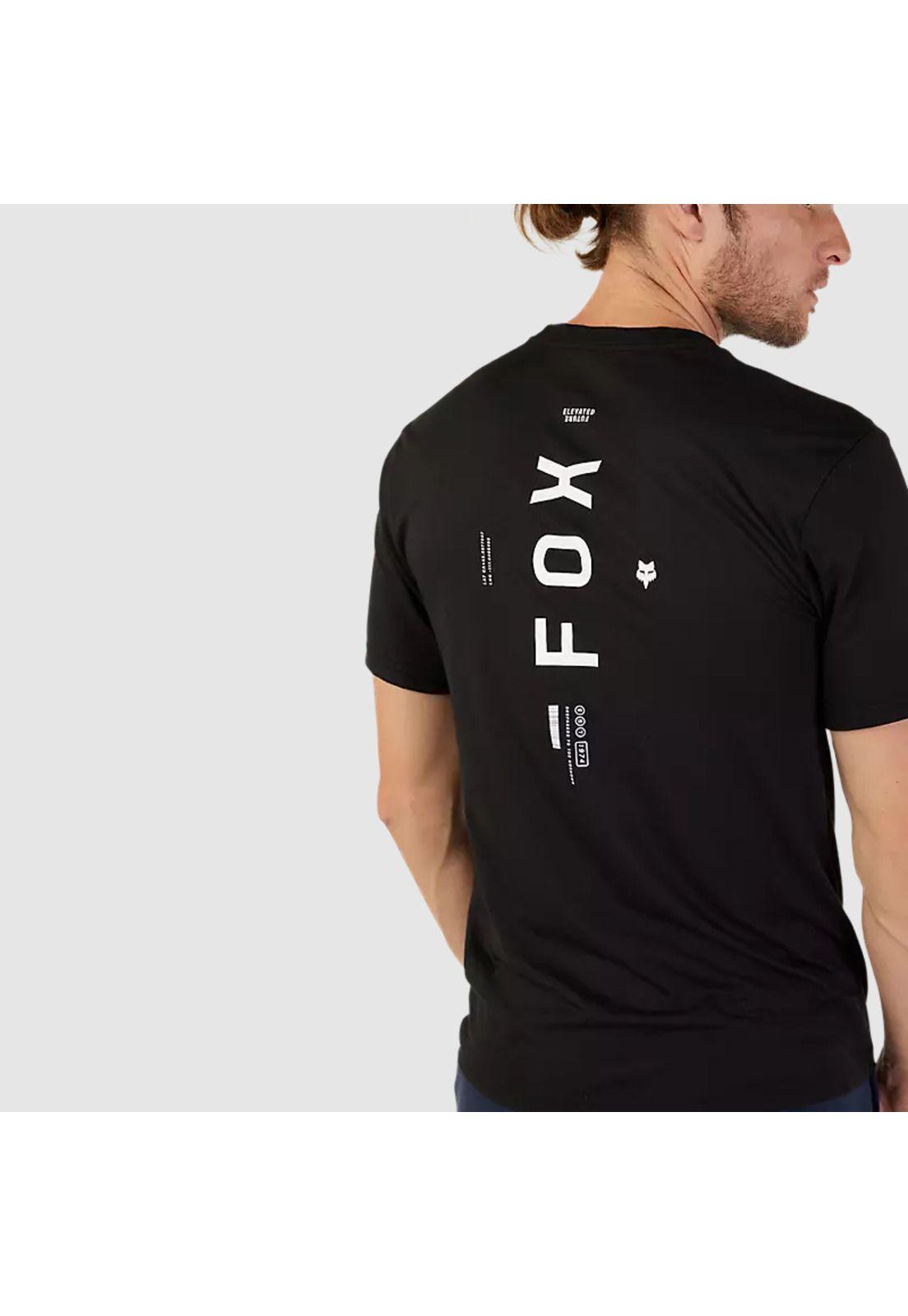 Polera Lifestyle Dynamic Negro Fox-2