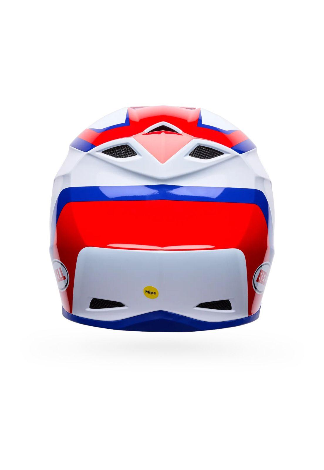 Casco Moto MX-10 Mips Dyno Rojo/Blanco Bell-3