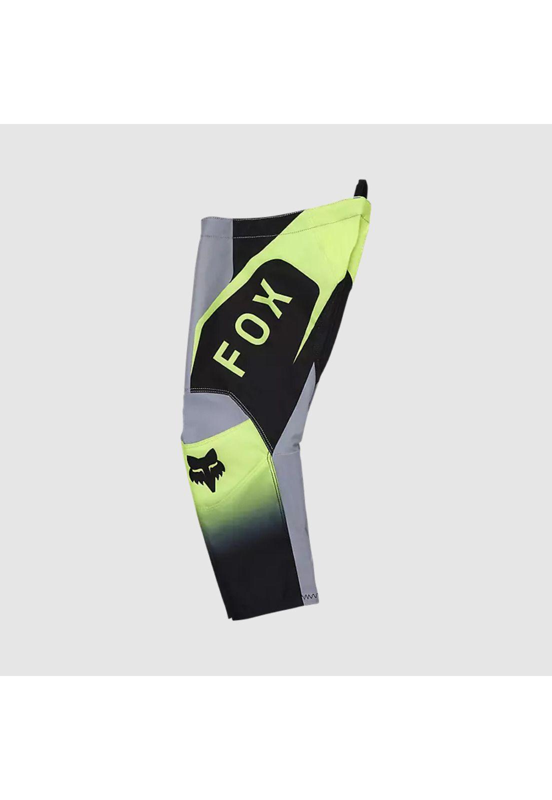 Pantalon Moto Infantil 180 Lean Amarillo Fox-1