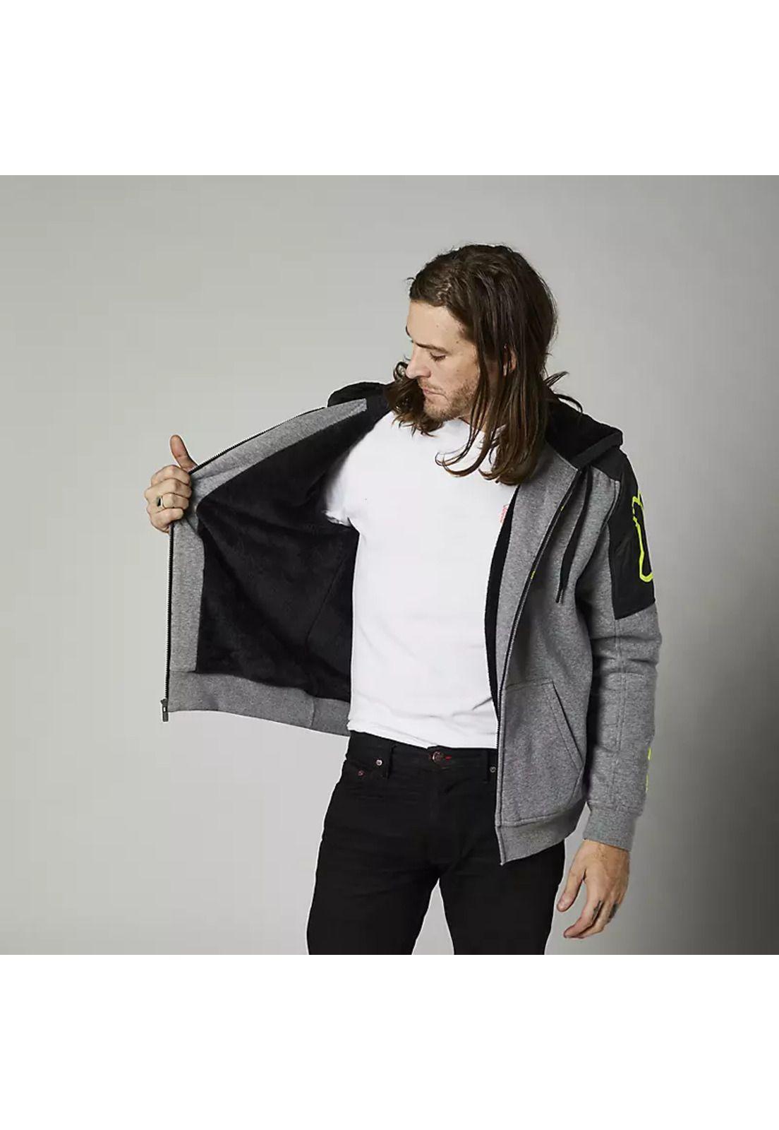 Poleron Lifestyle Paydirt Sasquatch Gris Fox-3