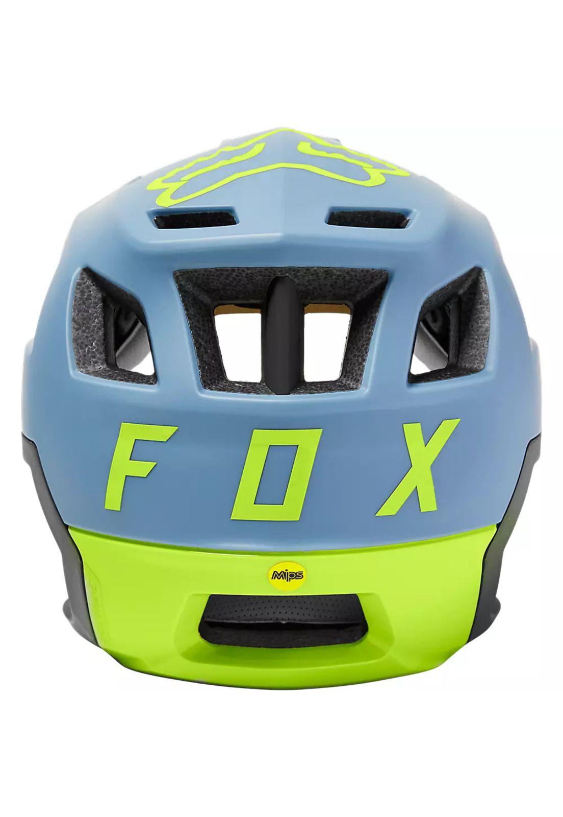 Casco Bicicleta Dropframe Pro Azul Fox-3