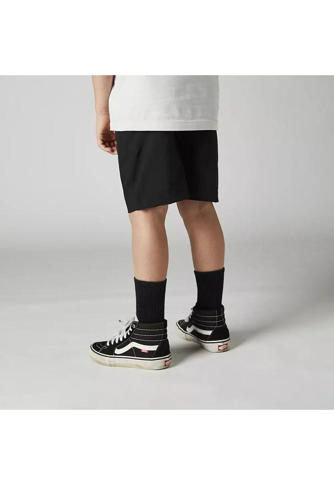 Short Lifestyle Niño Essex Tech Negro Fox-3