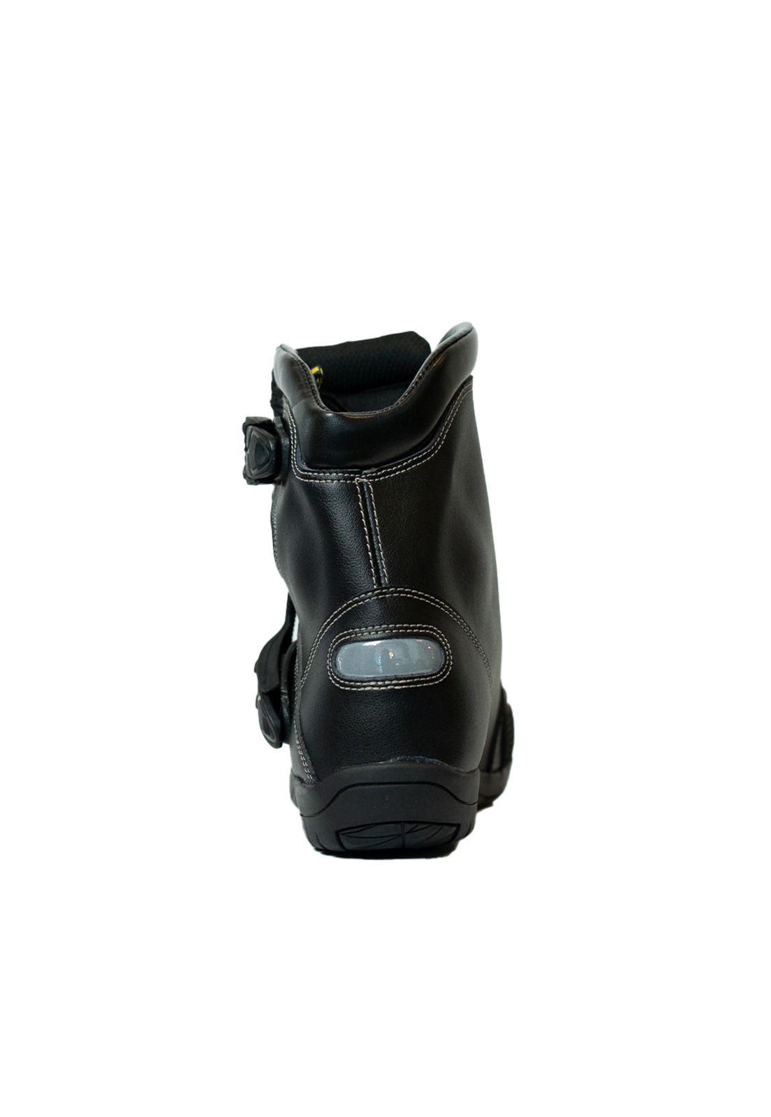 Botas Moto Calle Bomber Negro KMZ-3