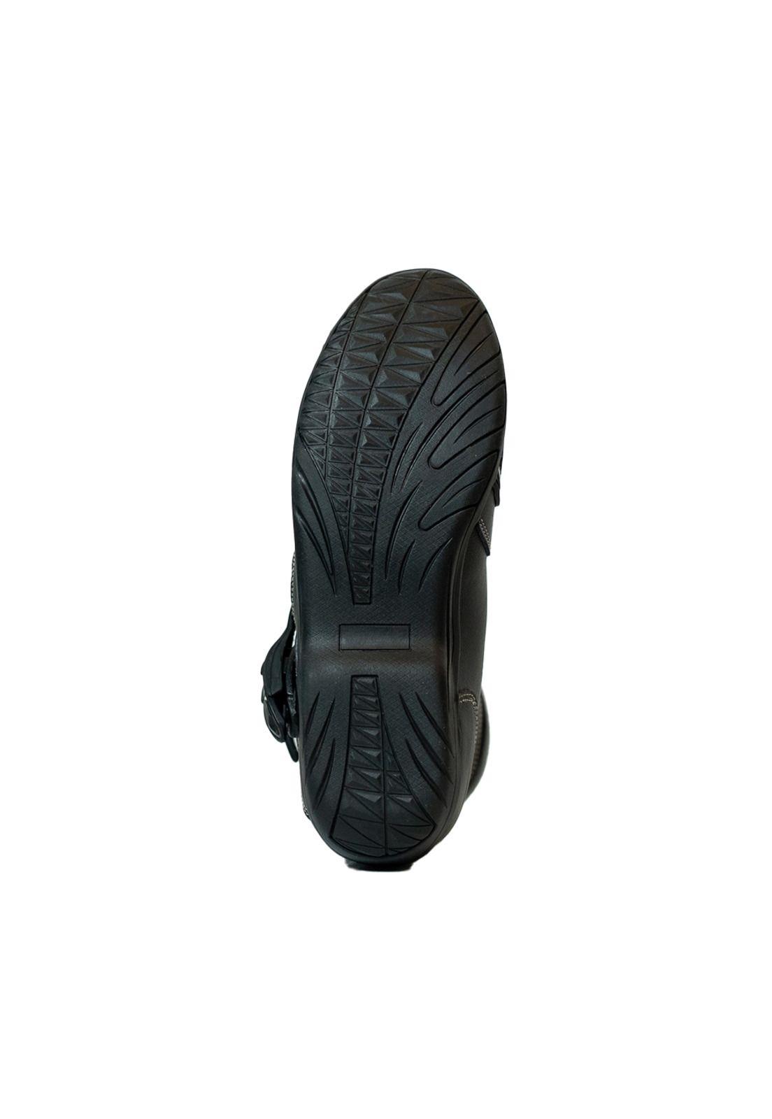 Botas Moto Calle Bomber Negro KMZ-4