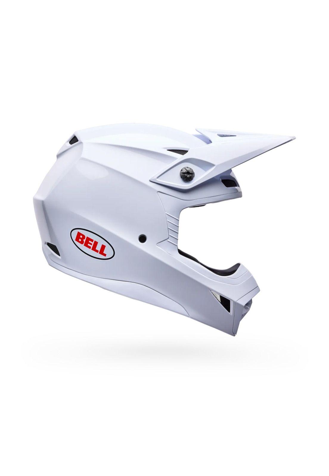 Casco Moto MX-10 Mips Solid Blanco Bell-0