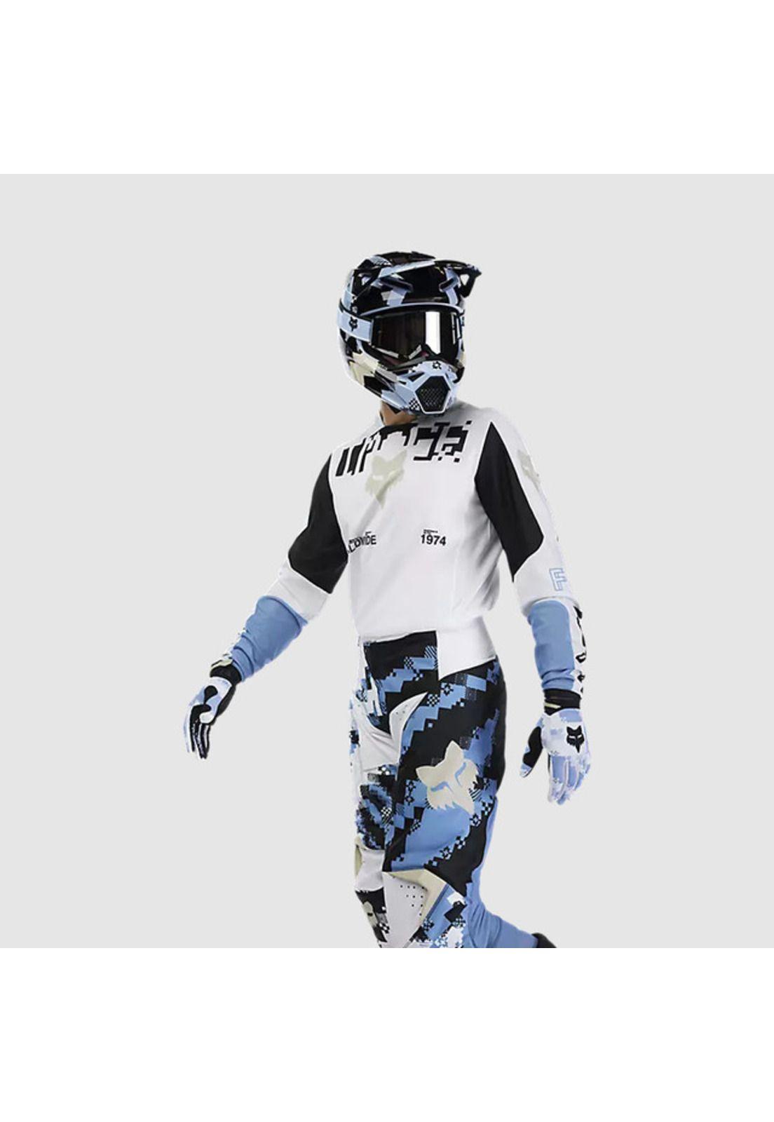 Polera Moto 180 Digi Image Blanco Fox-2