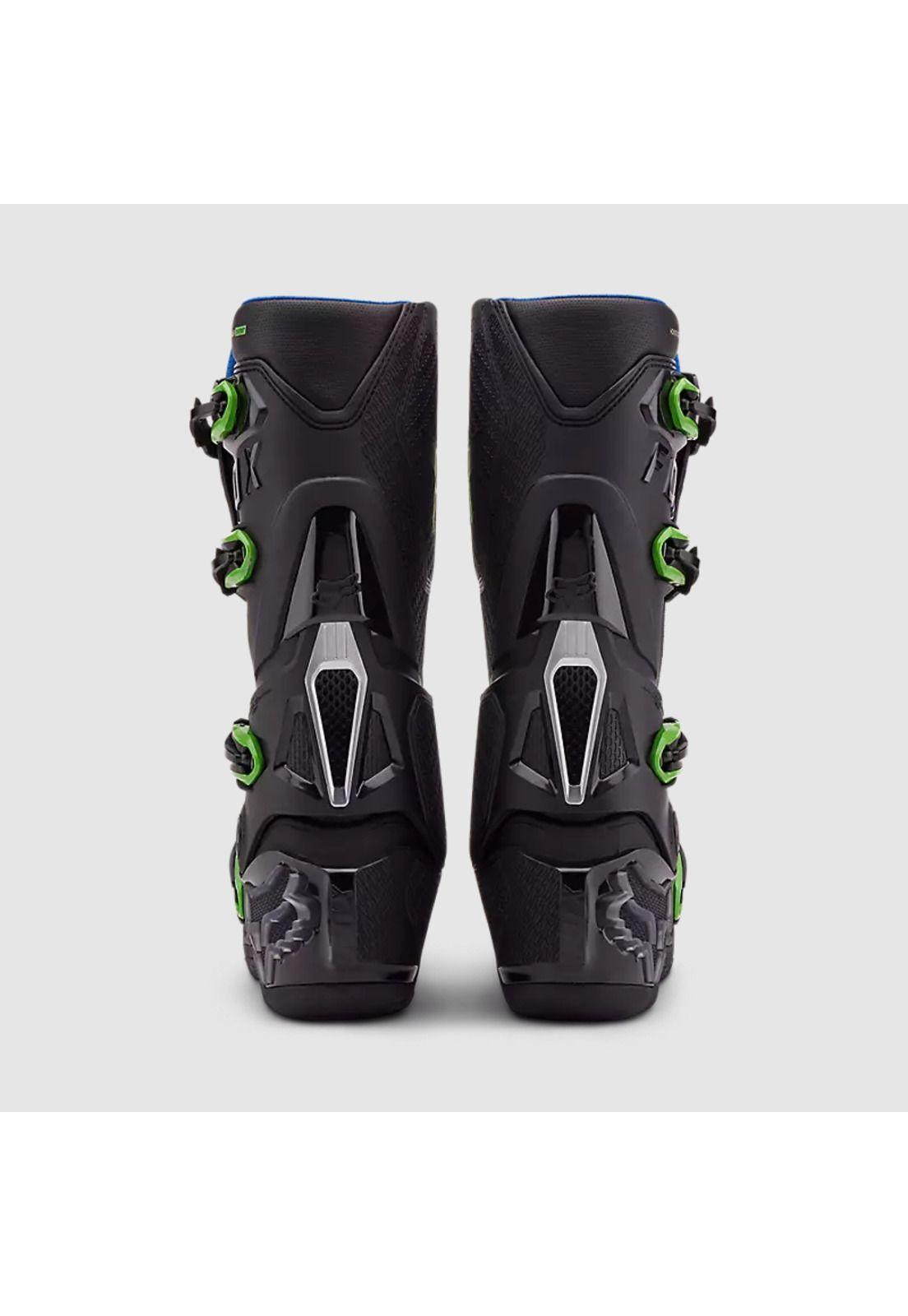 Botas Moto Instinct Edición Limitada 50 Años Negro/Verde Fox-3