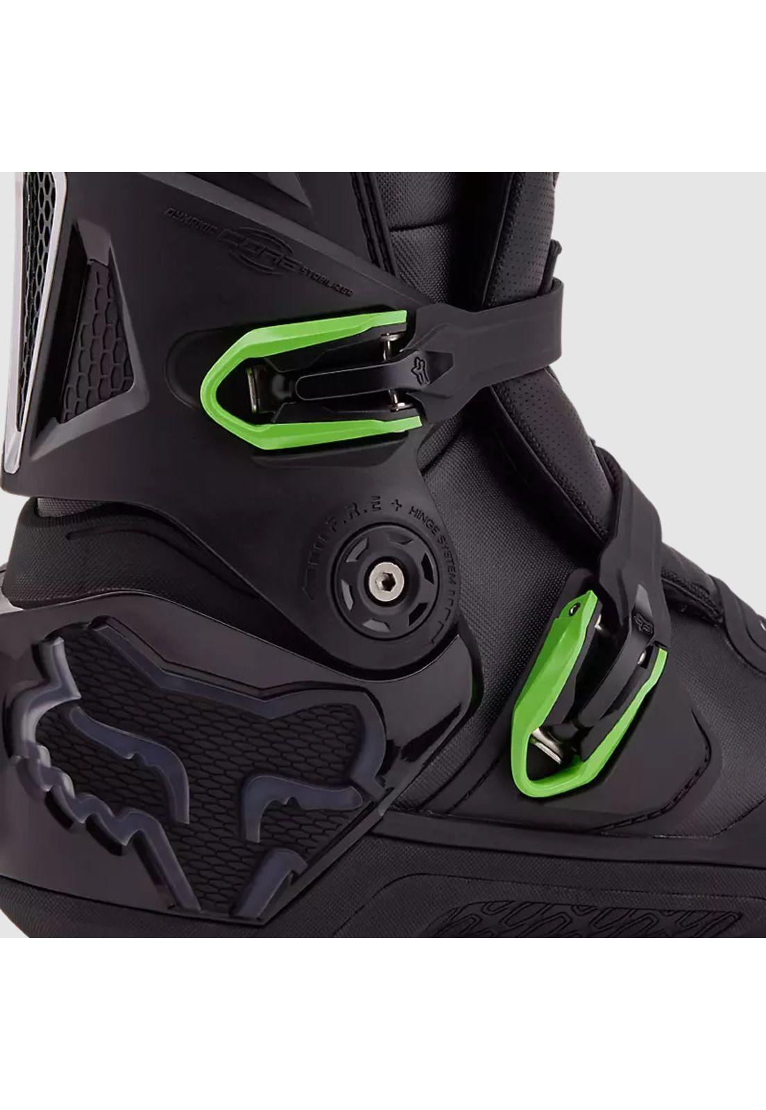 Botas Moto Instinct Edición Limitada 50 Años Negro/Verde Fox-5