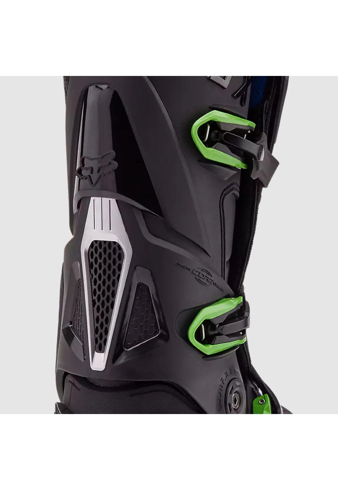 Botas Moto Instinct Edición Limitada 50 Años Negro/Verde Fox-7