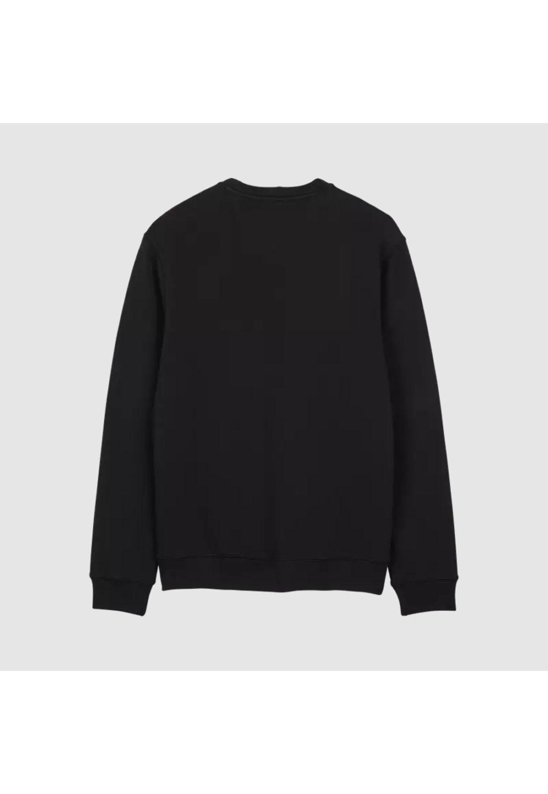 Poleron Lifestyle Level Up Negro/Negro Fox-1