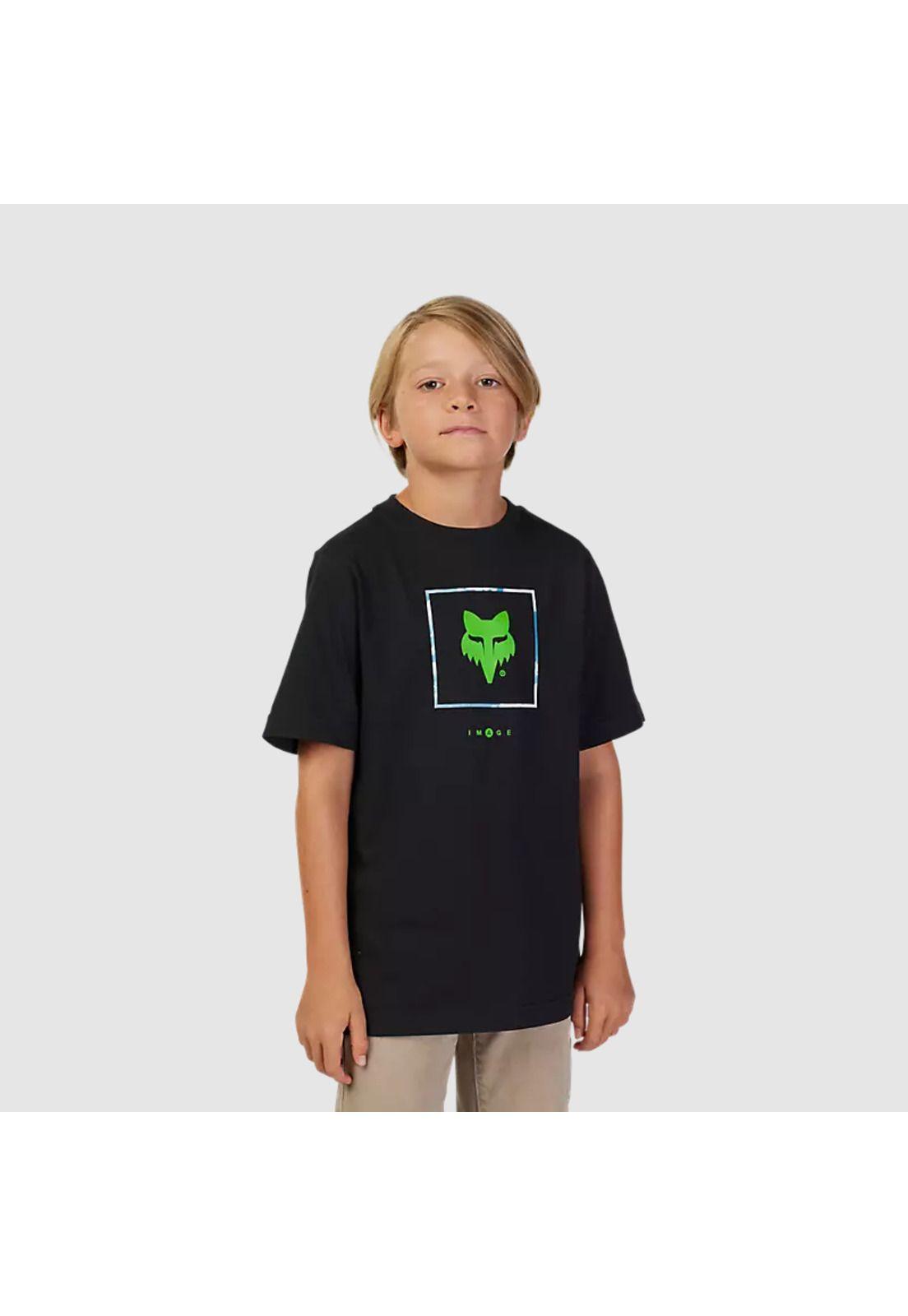 Polera Lifestyle Niño Atlas Negro Fox-0