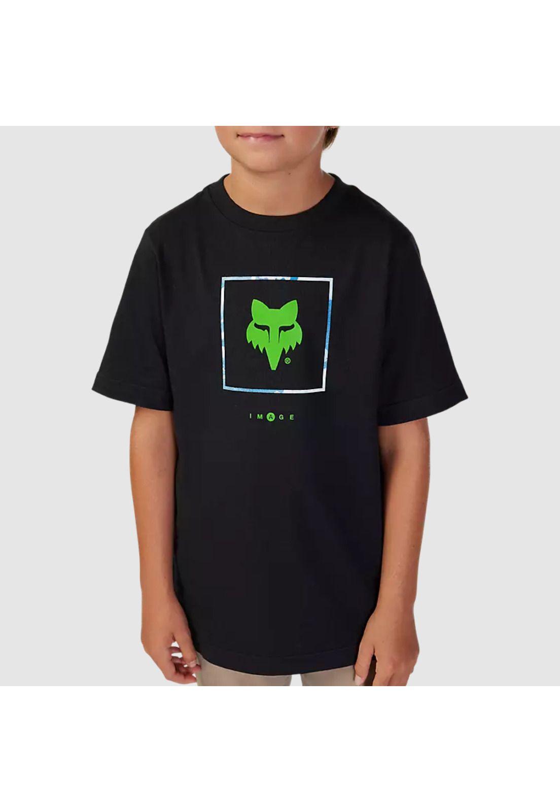 Polera Lifestyle Niño Atlas Negro Fox-2