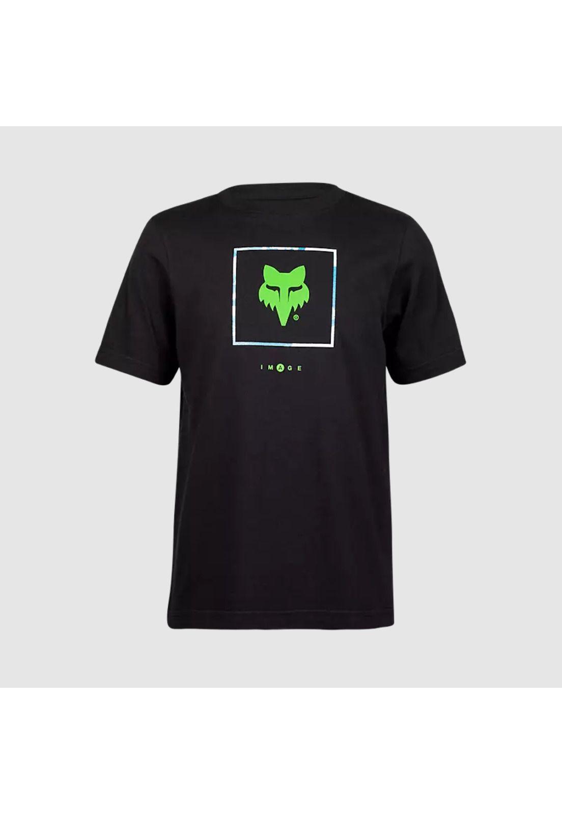 Polera Lifestyle Niño Atlas Negro Fox-3
