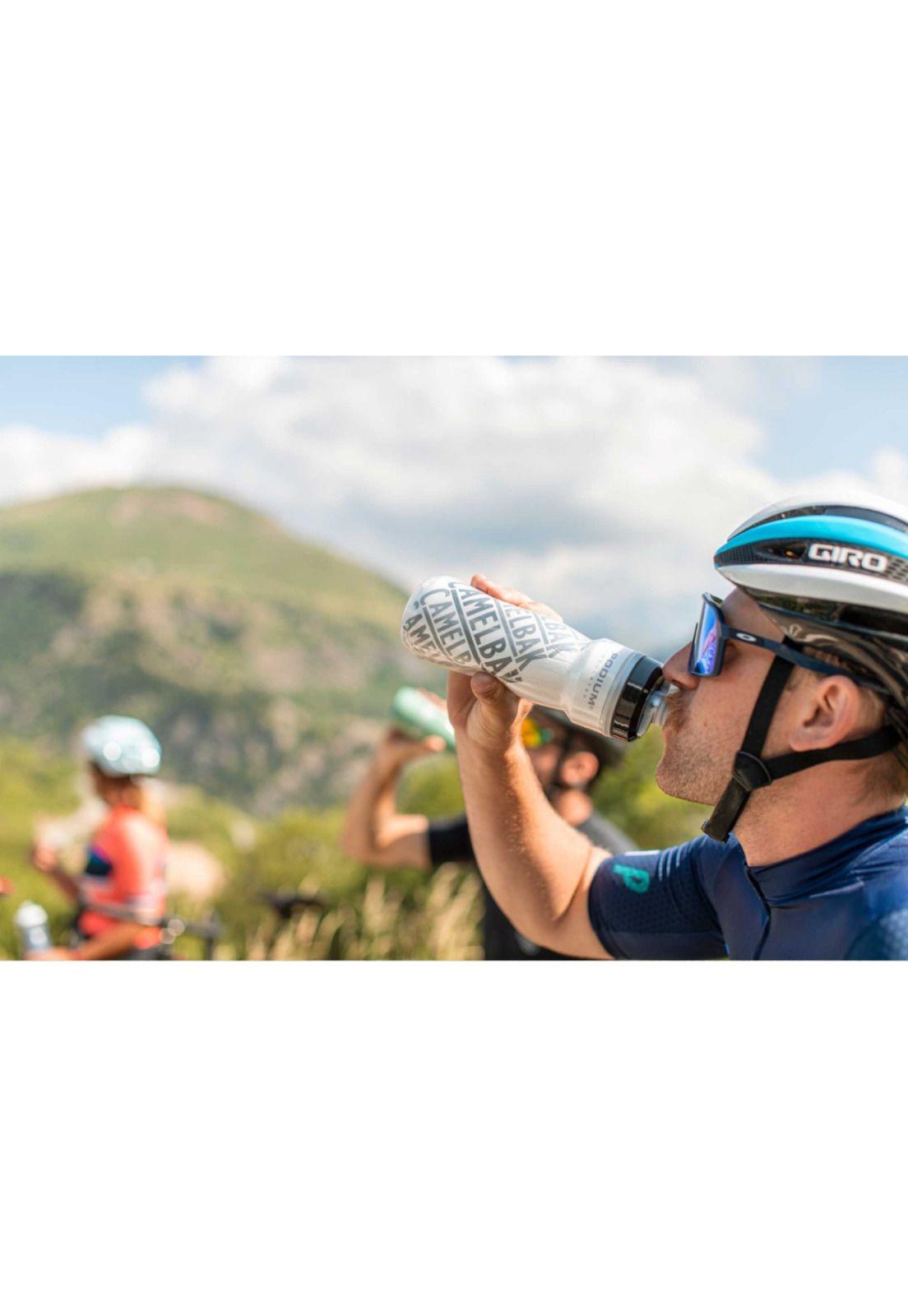 Botella Bicicleta Podium Chill 710ml Blanco/Negro Camelbak-2