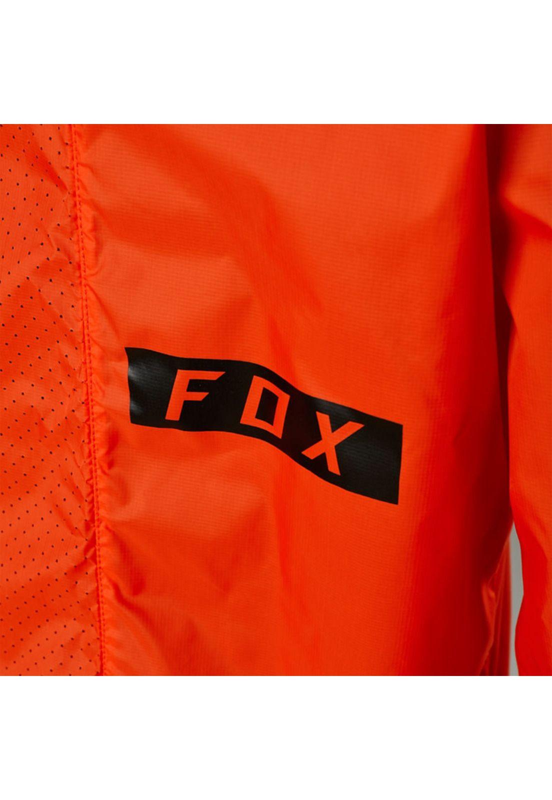 Chaqueta Bicicleta Defend Wind Naranjo Fox-2