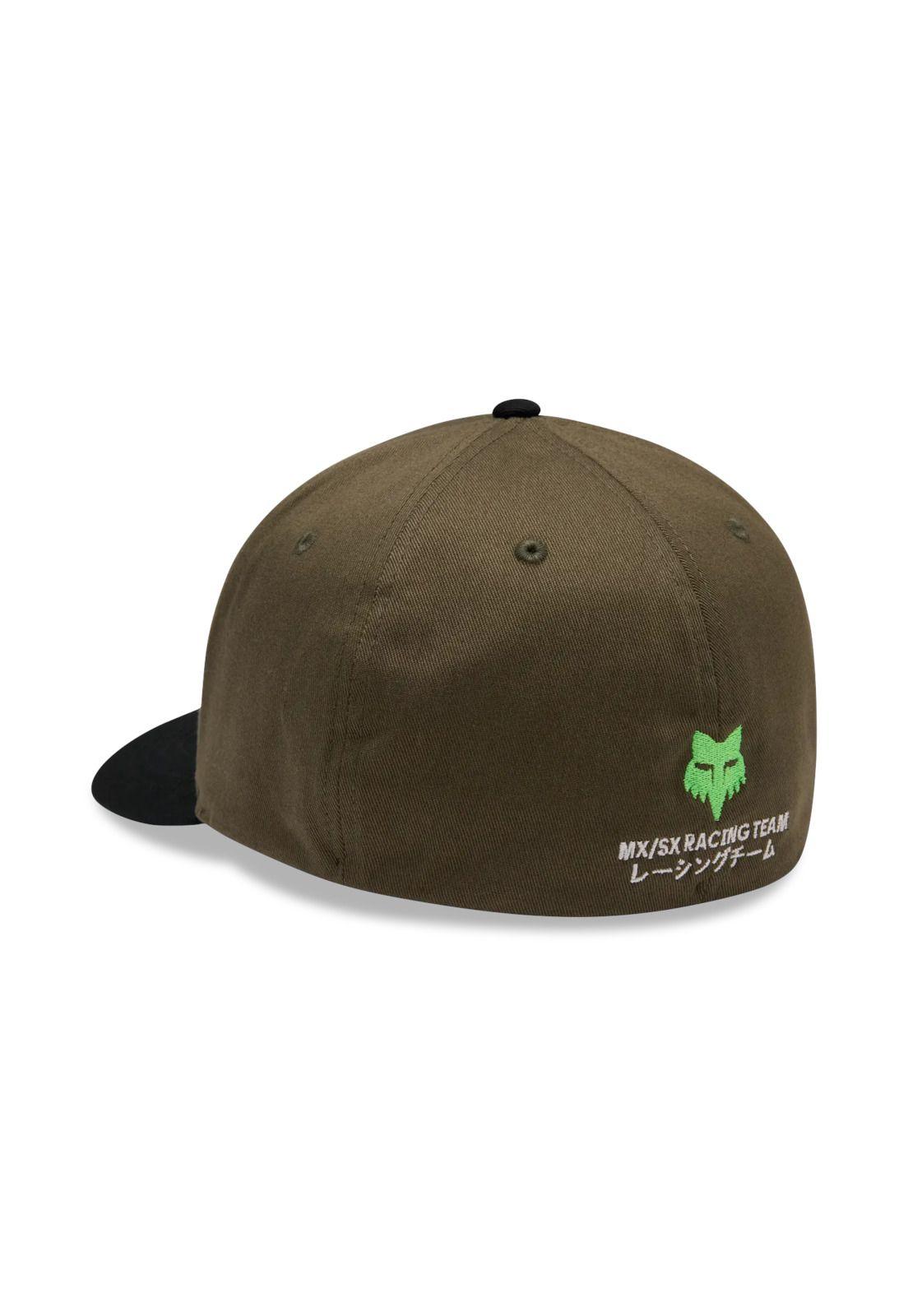Gorro Jockey Lifestyle Kawasaki Flexfit Verde Fox-1