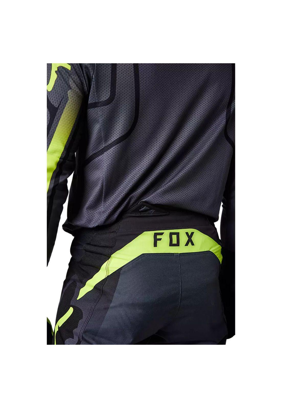 Pantalon Moto 360 Vizen Negro/Amarillo Fox-3