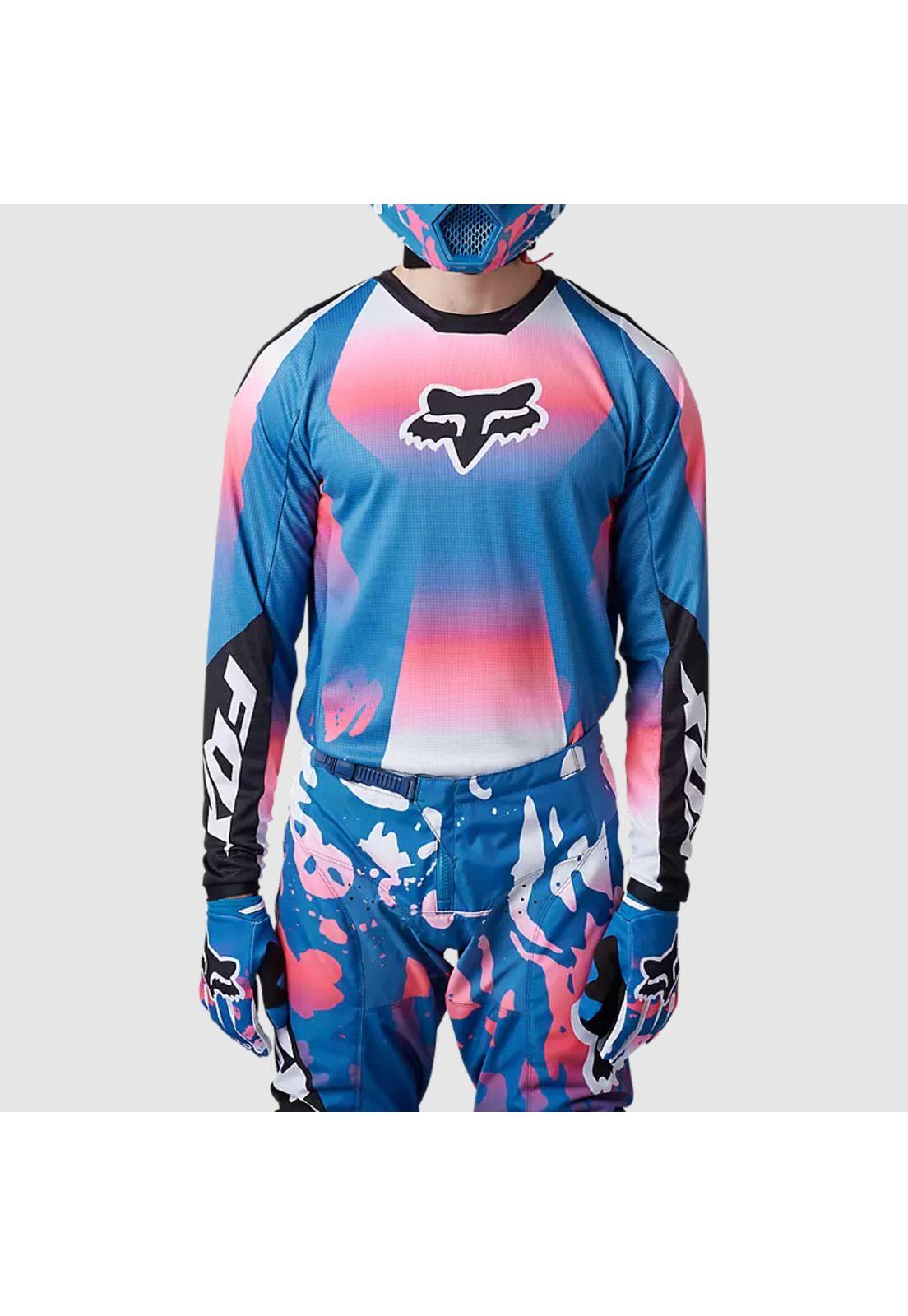 Polera Moto 180 Morphic Celeste Fox-1