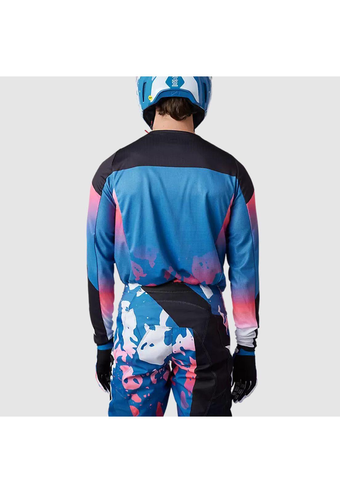 Polera Moto 180 Morphic Celeste Fox-2