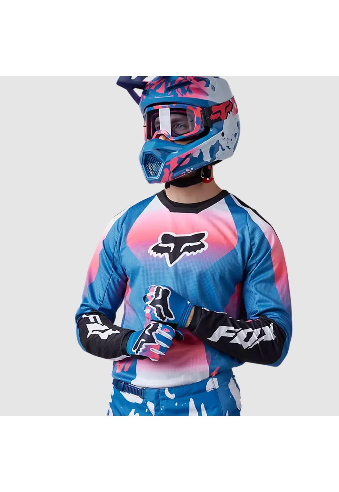 Polera Moto 180 Morphic Celeste Fox-3