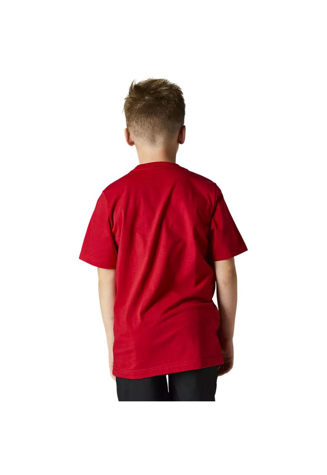 Polera Lifestyle Niño Honda Rojo Fox-1