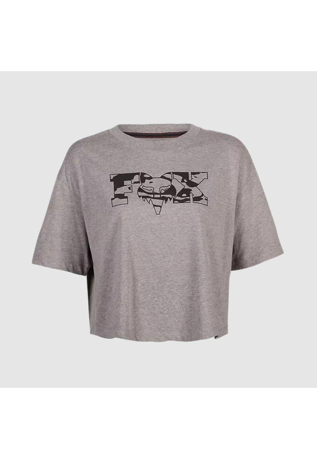 Polera Lifestyle Mujer Cienega Crop Gris Fox-2
