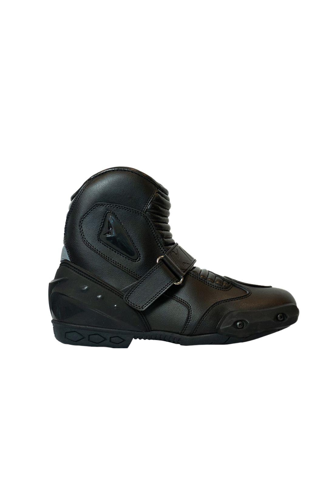 Botas Moto Calle Skipper Negro KMZ-1
