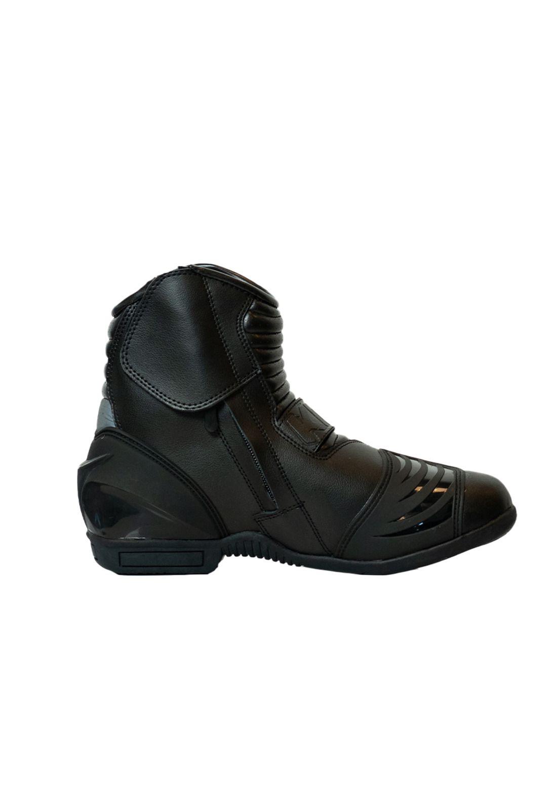Botas Moto Calle Skipper Negro KMZ-2