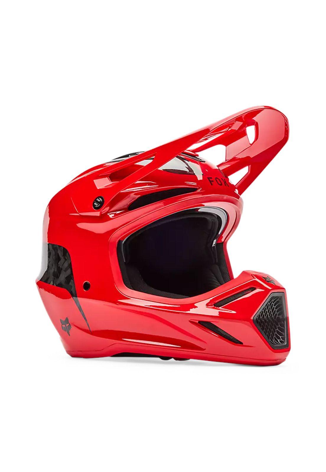 Casco Moto V3 Fracture RS Rojo Fox-1