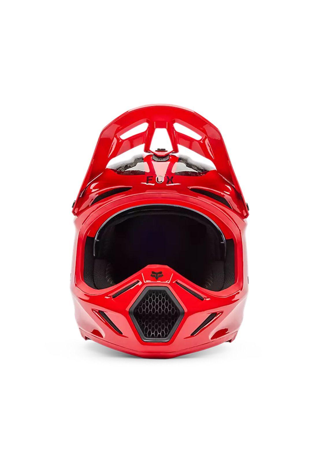 Casco Moto V3 Fracture RS Rojo Fox-2